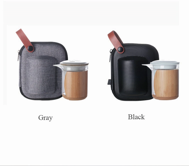 Portable Gongfu Tea Set for Travelling 2 Color Variations