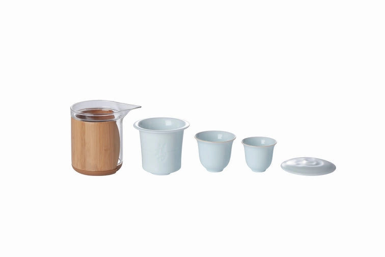 Portable Gongfu Tea Set for Travelling 2 Color Variations