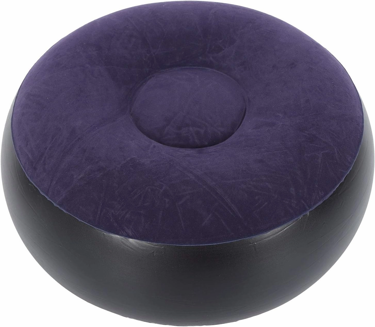Portable-Small in Size Outdoor Inflatable Stool Round Air Chair Footrest Cushion for Home Office Travel.