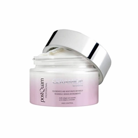 POSTQUAM (2 Pack) Professional Ceramide Cream with Collagen 50ml /1.7oz - Moisturizing Day Cream, All Skin Types, Renew The Skin's Natural Barrier