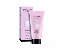 POSTQUAM Professional BB Cream Age Control 30ml - Hyaluronic Acid and Vitamins, Moisturizes and Softens the Skin - Brightens
