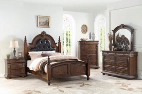 Poundex PDEX-F4988 Dressre, Cherry Brown