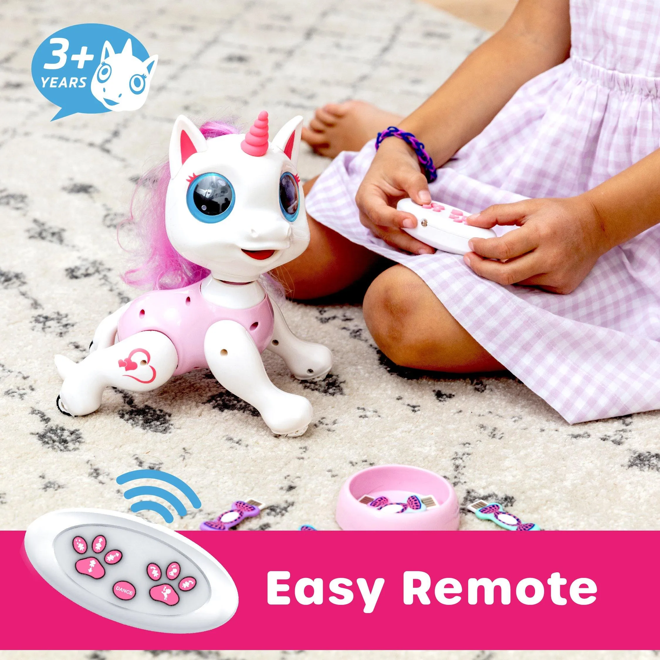 Power Your Fun Robo Pets Unicorn Toys 2pk