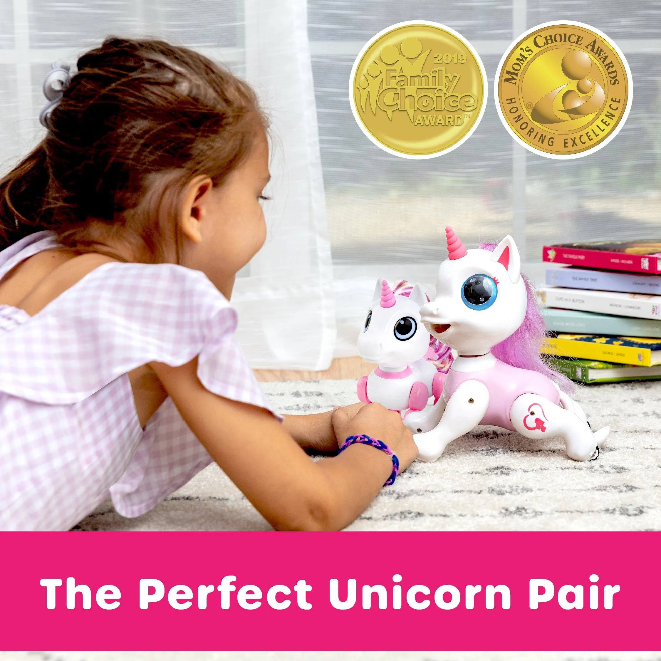 Power Your Fun Robo Pets Unicorn Toys 2pk