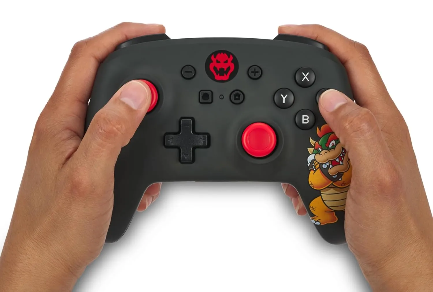 PowerA Wireless Nintendo Switch Controller - King Bowser, AA Battery Powered (Battery Included), Nintendo Switch Pro Controller, Mappable Gaming Buttons, Officially Licensed by Nintendo