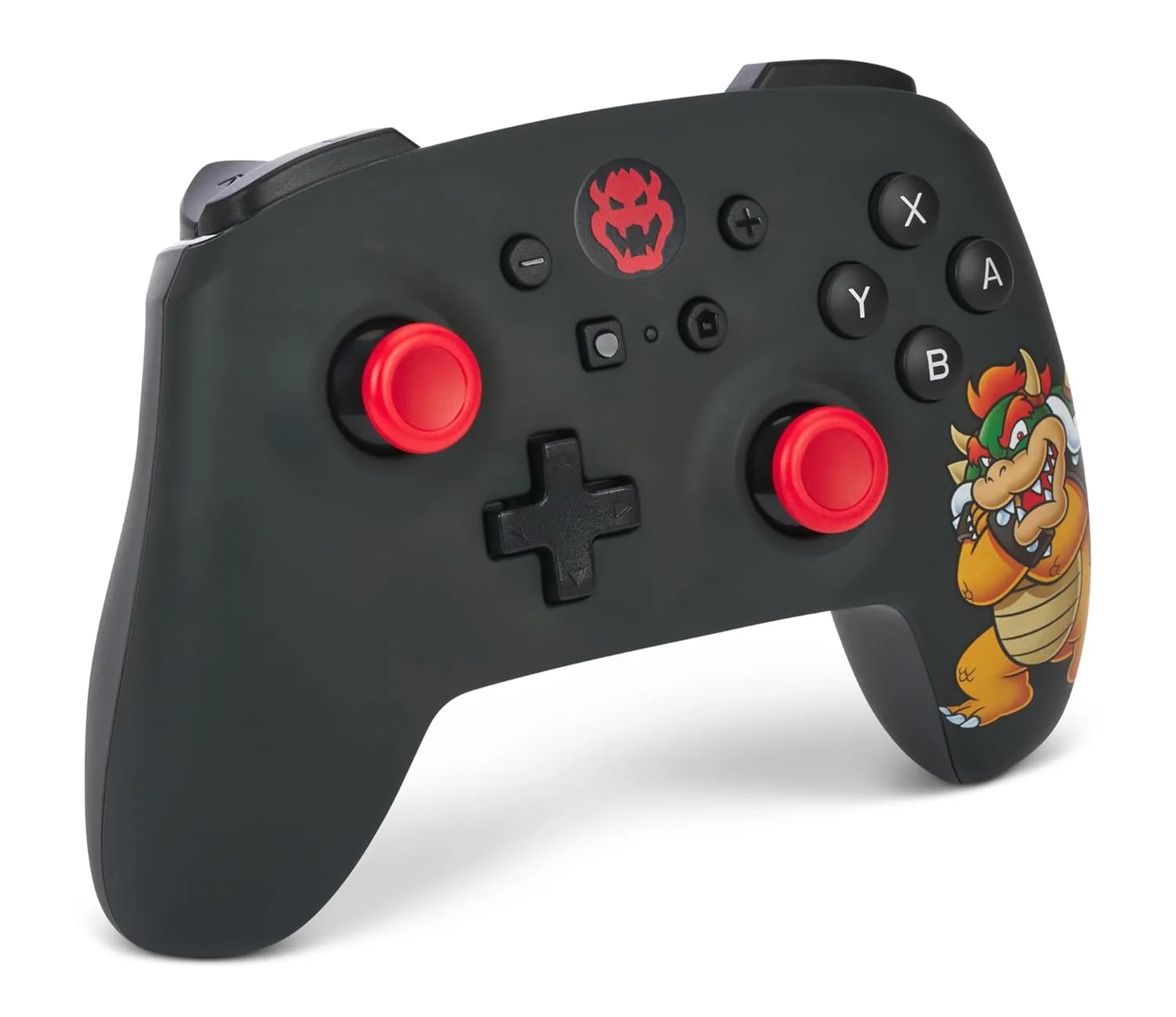 PowerA Wireless Nintendo Switch Controller - King Bowser, AA Battery Powered (Battery Included), Nintendo Switch Pro Controller, Mappable Gaming Buttons, Officially Licensed by Nintendo