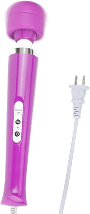 Powerful Handheld Massager Tool Electric Foot Neck Back Hand Leg Arm Muscle Deep Tissue for Women Men (Purple)