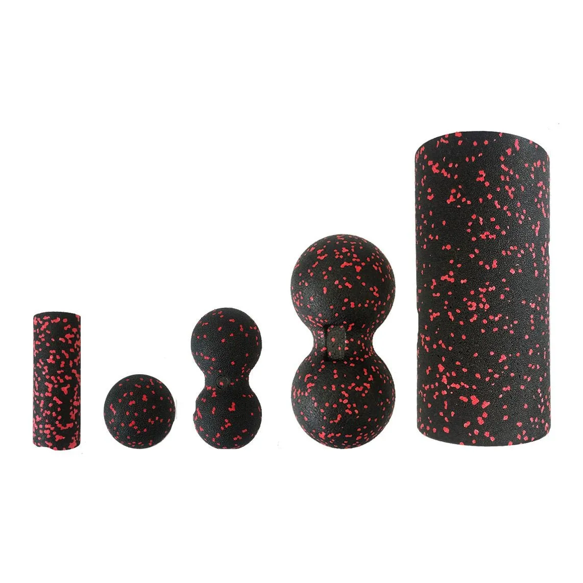 Premium EPP Foam Yoga Massage Roller & Ball Set for Pain Relief, Muscle Relaxation, Back, Leg & Neck Massager, High-Density Foam for Flexibility & Mobility, Includes Yoga Column and Fascia Balls