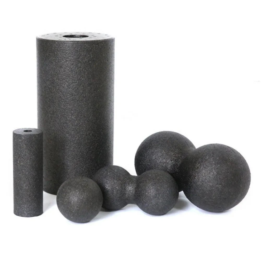 Premium EPP Foam Yoga Massage Roller & Ball Set for Pain Relief, Muscle Relaxation, Back, Leg & Neck Massager, High-Density Foam for Flexibility & Mobility, Includes Yoga Column and Fascia Balls