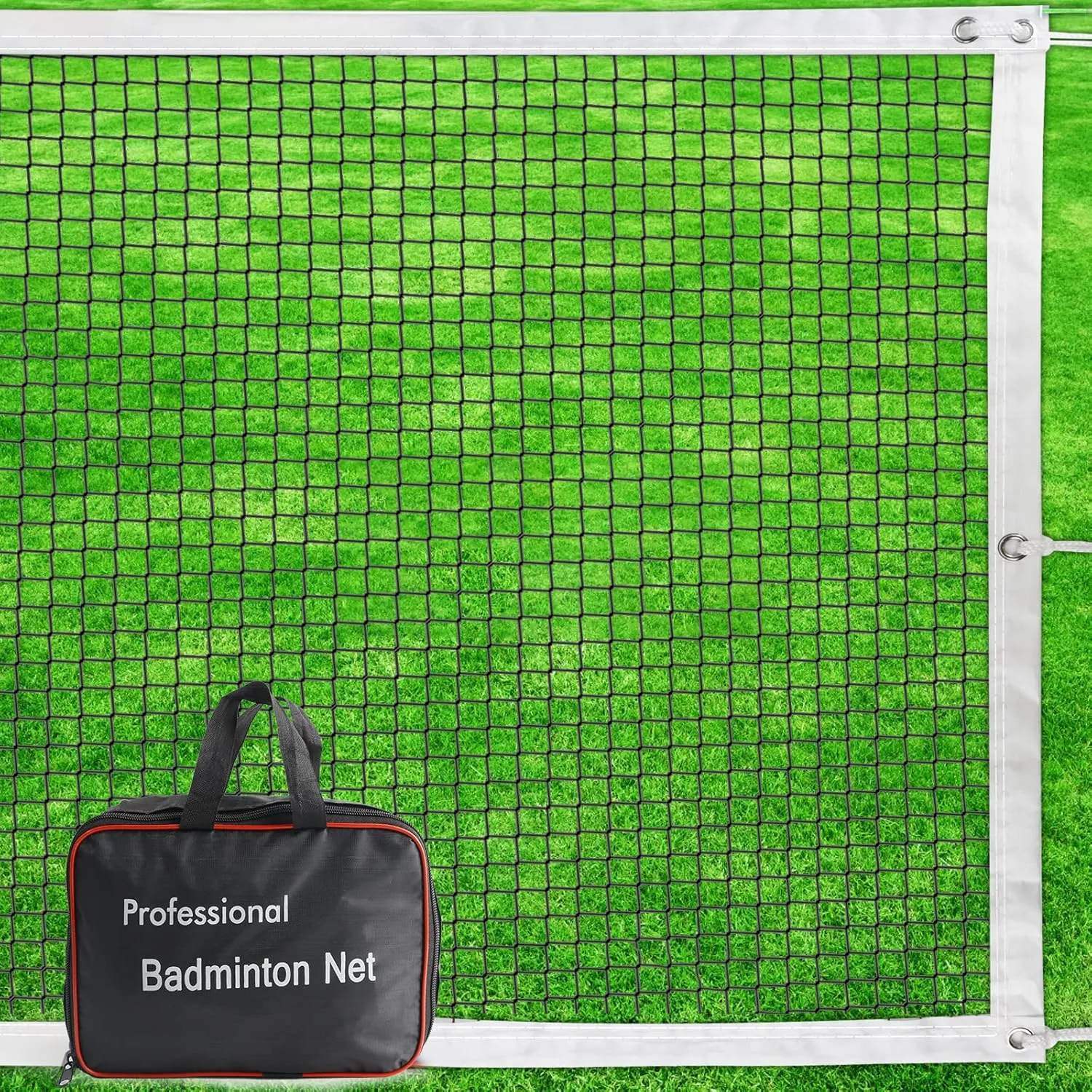 Professional Portable Badminton Net - 20FT X 2.5FT, Ideal for Backyard, Beach, Schoolyard & Competition, Includes Carrying Bag