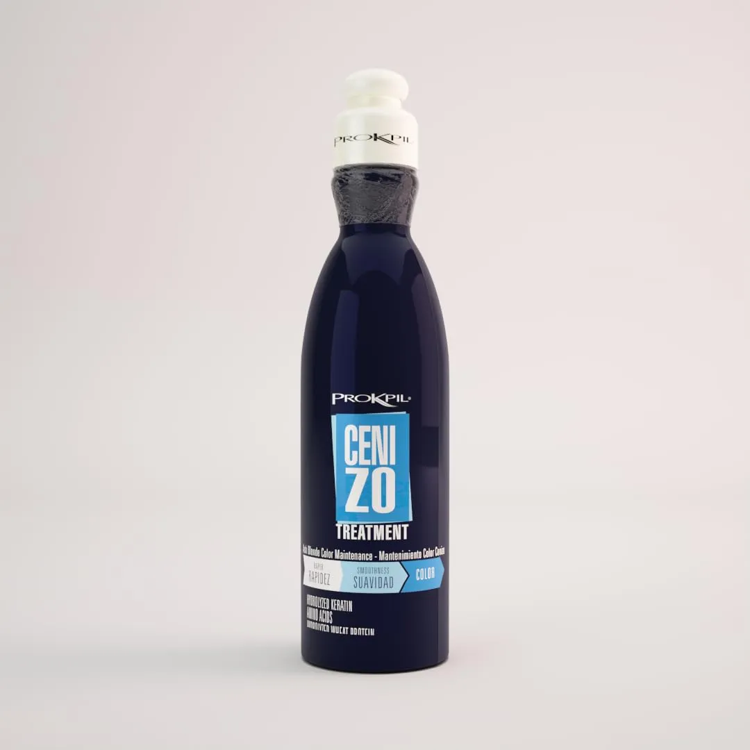 Prokpil | Treatment Ashen Maintenance Nuance Purple Mask for Blonde Hair | Matizante Cenizo Tratamiento y Mantenimiento Natural Matizador Con Brisos Azul plata 10.1OZ(300ml)