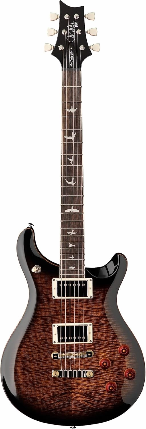 PRS Guitars 6 String SE McCarty 594, Black Gold Burst with Gigbag, Right (111947::BG:)