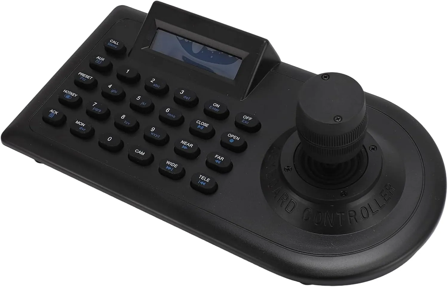 PTZ Camera Joystick Controller, Dome IP PoE Camera Controller Keyboard with 3D Joystick, RS485 232, for PELCO D, for PELCO P, for Controlling 32 NVR DVRs 256 Ball Cameras (US Plug)