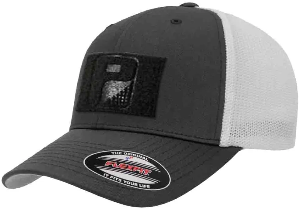 Pull Patch Curved Bill Snapback Trucker Hat | Tactical Cap | 2x3 in Loop Surface to Attach Morale Patches