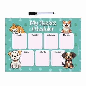 Puppy Love Weekly Planner (Magnetic)