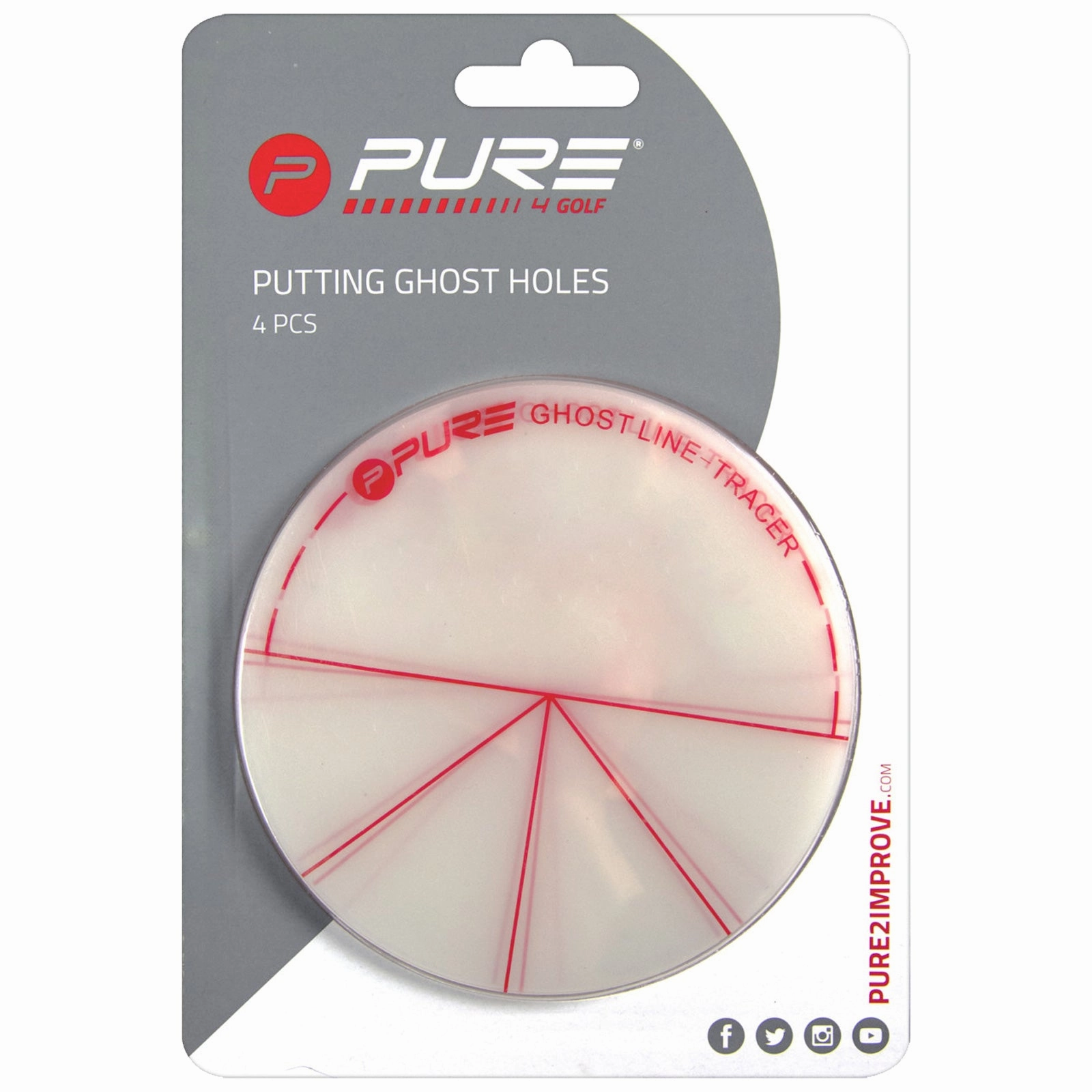 Pure2Improve Golf Putting Ghost Hole