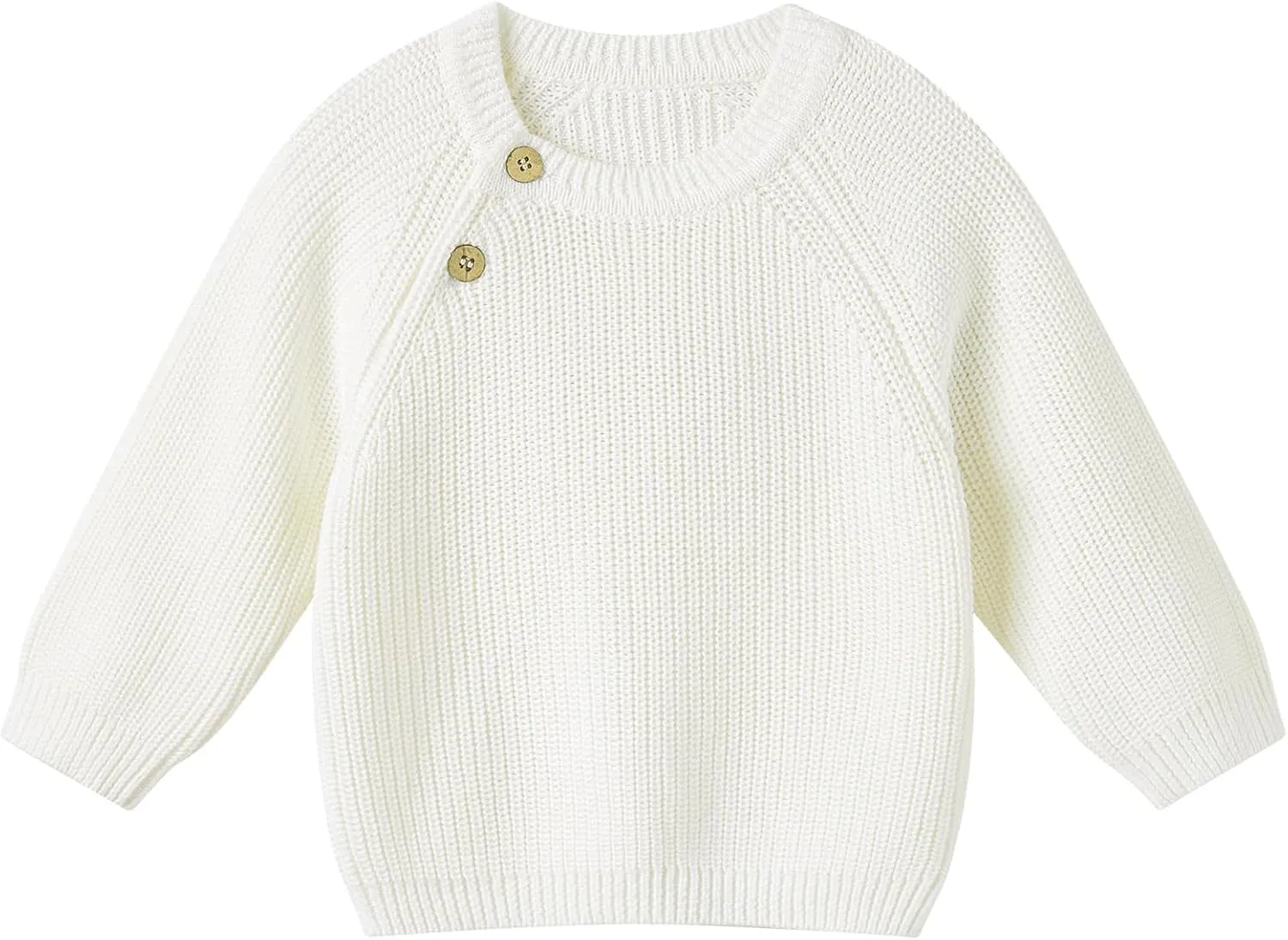 pureborn Baby Toddler Boys Girls Pullover Sweater Cotton Knit Button Closure Sweaters