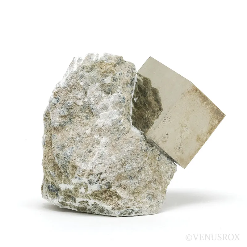 PYRITE CUBE IN MATRIX