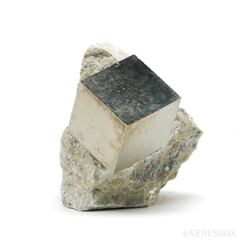 PYRITE CUBE IN MATRIX