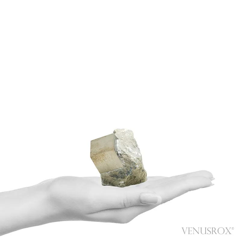 PYRITE CUBE IN MATRIX