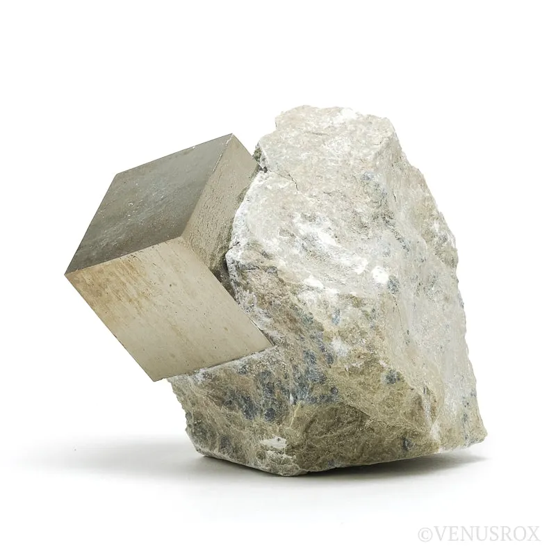 PYRITE CUBE IN MATRIX