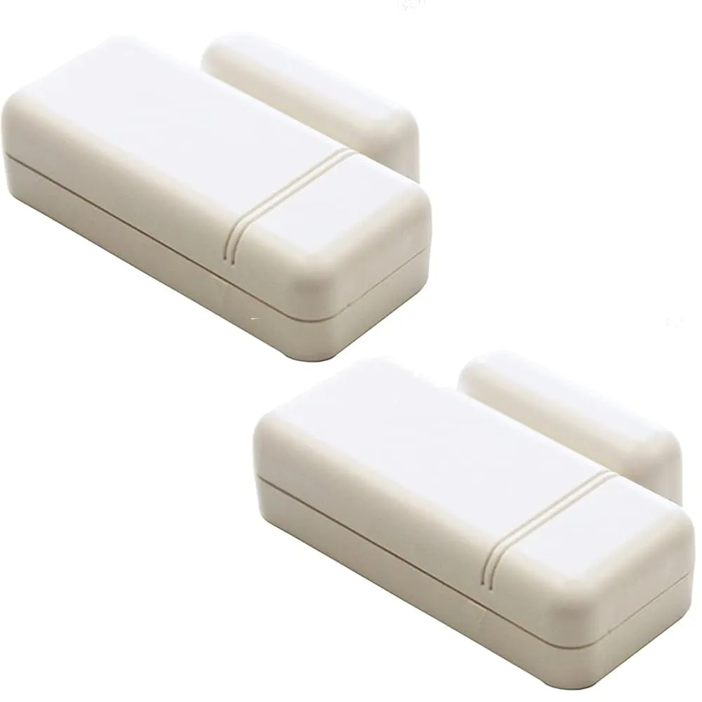 Qolsys DW Mini-S (2-Pack) Wireless Contact Sensor for Windows & Doors - S-Line Encrypted 319.5 MHz - Window Alarm Sensor for Smart Home - Create Personalized Notifications & Rules