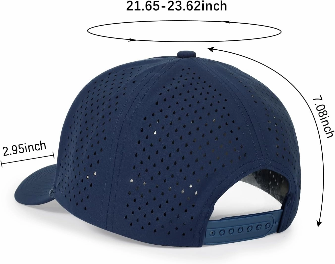 Quick Dry Baseball Cap Snapback Hats Mesh Trucker Hat for Men Women Water-Resistant Outdoor Golf Hat Ball Cap