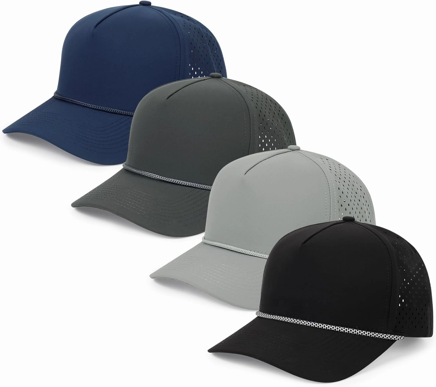 Quick Dry Baseball Cap Snapback Hats Mesh Trucker Hat for Men Women Water-Resistant Outdoor Golf Hat Ball Cap