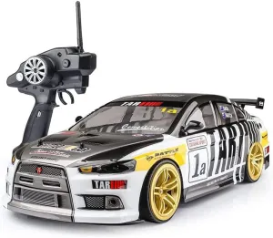 RC Cars 1/10 Scale Large RC Truck, 4WD Flat Running RC Vehicle, 70km/h High Speed Drift Racing Car, 2.4GHZ Electric Toy Buggy, Birthday Gift for Children and Adults