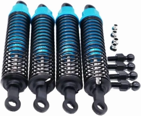 Rc Shock Absorber For Ecx Rgt136100 1/12 80MM Front Rear Shock Absorbers Kit With Ball Head Screw RC Car Parts And Accessories Upgrade Replacement And Use(Blue)