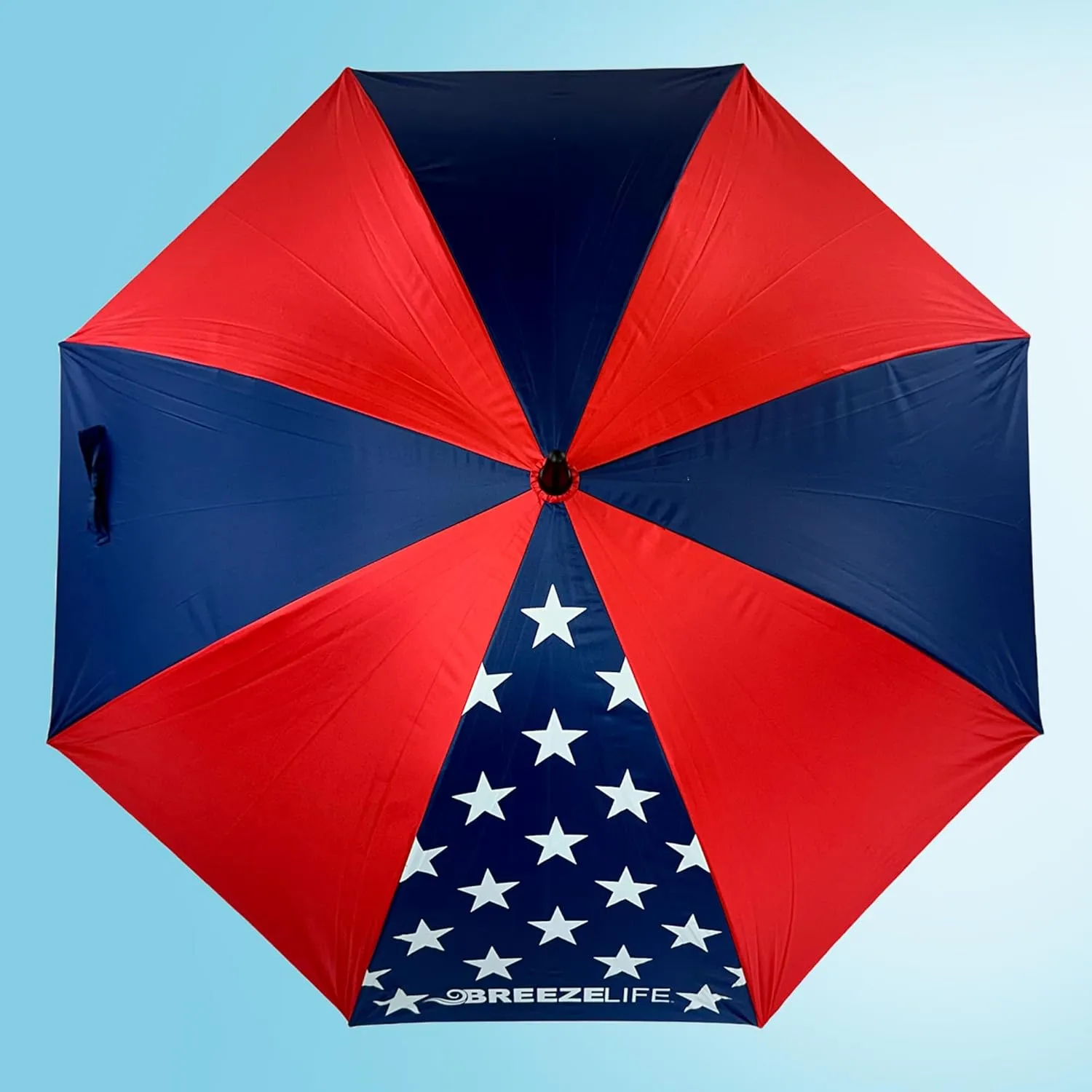 Rechargeable Mister Breeze, Sun Umbrella with Fan and Mister, Umbrella Mister with Built-in Fan, For Festivals, Beach and More, Blocks Harmful Sun Rays, Mist bottle included