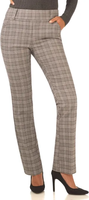 Rekucci Women's Ease into Comfort Classic Bootcut Pant w/Tummy Control