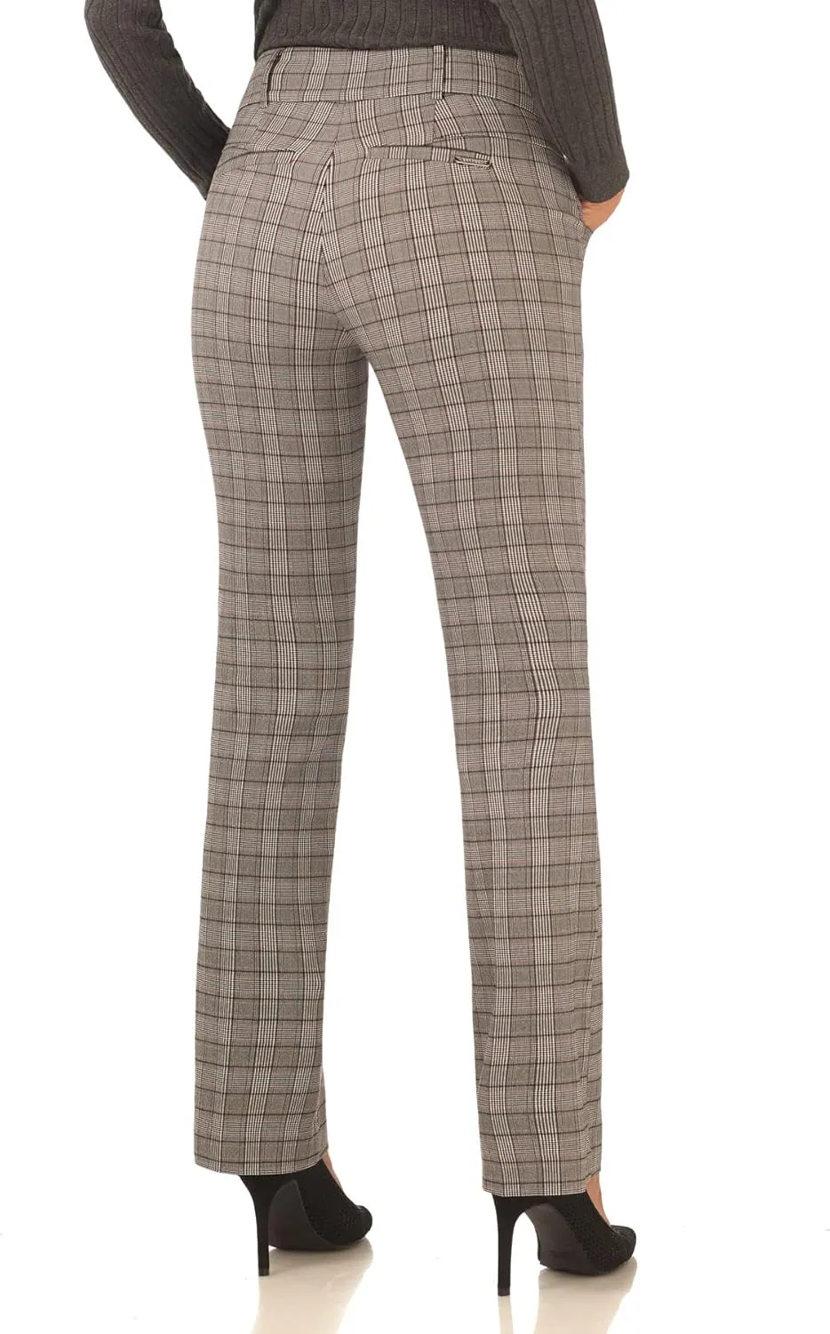 Rekucci Women's Ease into Comfort Classic Bootcut Pant w/Tummy Control