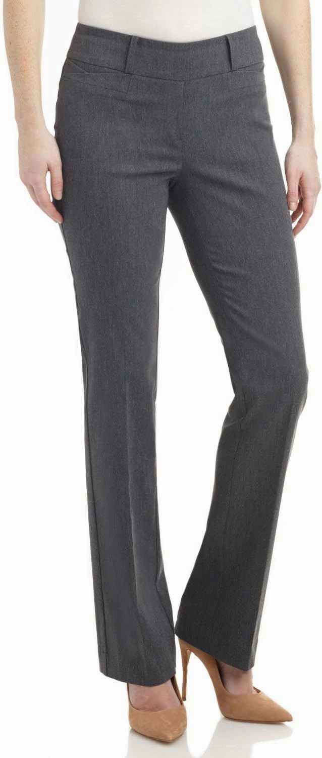 Rekucci Womens Ease into Comfort Fit Barely Bootcut Business Casual Stretch Pants in Regular/Tall/Petite fit