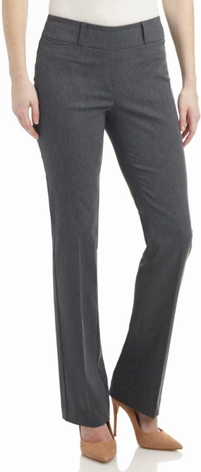 Rekucci Womens Ease into Comfort Fit Barely Bootcut Business Casual Stretch Pants in Regular/Tall/Petite fit