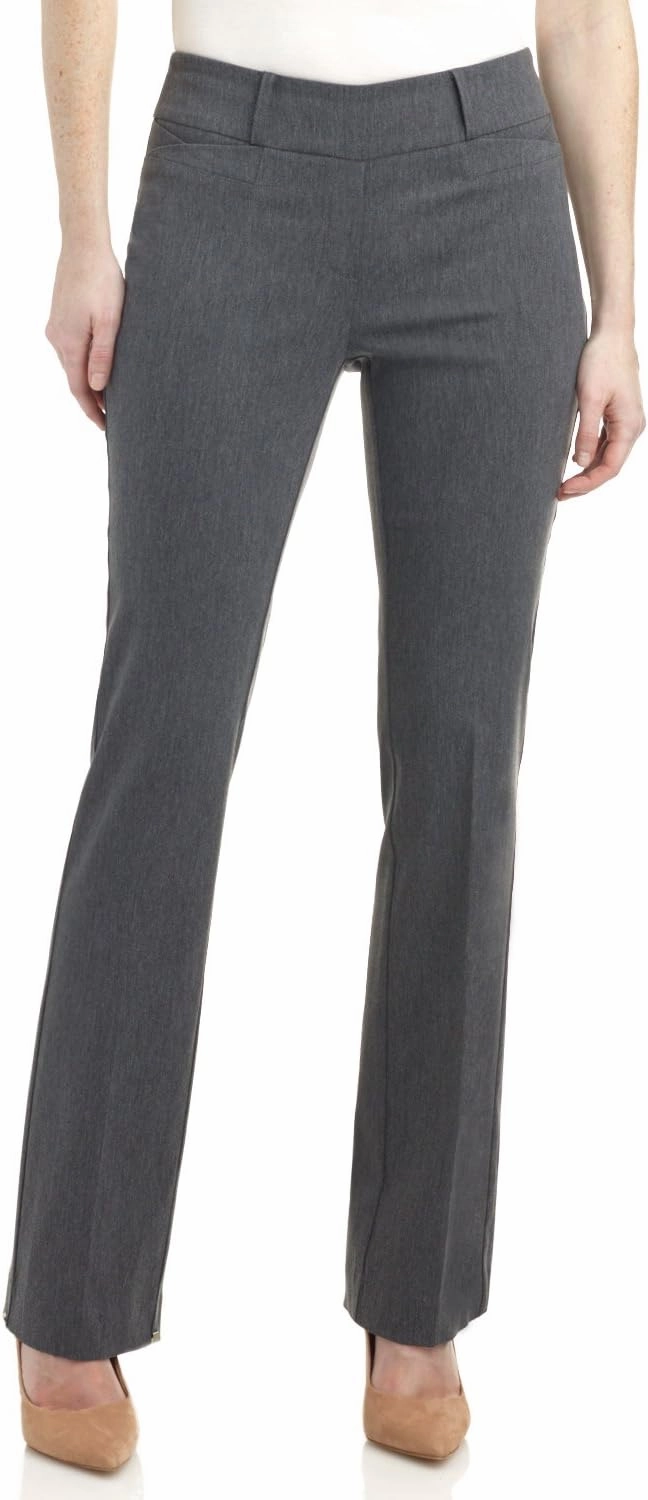 Rekucci Womens Ease into Comfort Fit Barely Bootcut Business Casual Stretch Pants in Regular/Tall/Petite fit