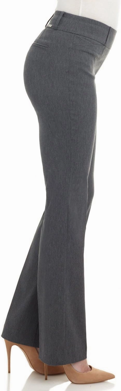 Rekucci Womens Ease into Comfort Fit Barely Bootcut Business Casual Stretch Pants in Regular/Tall/Petite fit