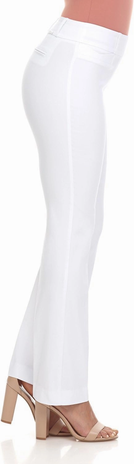 Rekucci Womens Ease into Comfort Fit Barely Bootcut Business Casual Stretch Pants in Regular/Tall/Petite fit