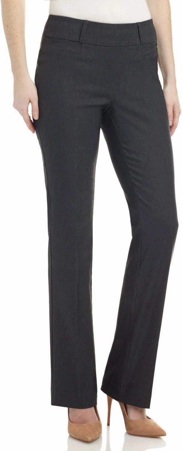 Rekucci Womens Ease into Comfort Fit Barely Bootcut Business Casual Stretch Pants in Regular/Tall/Petite fit