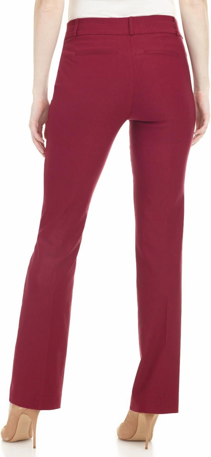 Rekucci Womens Ease into Comfort Fit Barely Bootcut Business Casual Stretch Pants in Regular/Tall/Petite fit