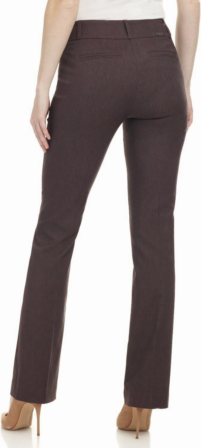 Rekucci Womens Ease into Comfort Fit Barely Bootcut Business Casual Stretch Pants in Regular/Tall/Petite fit