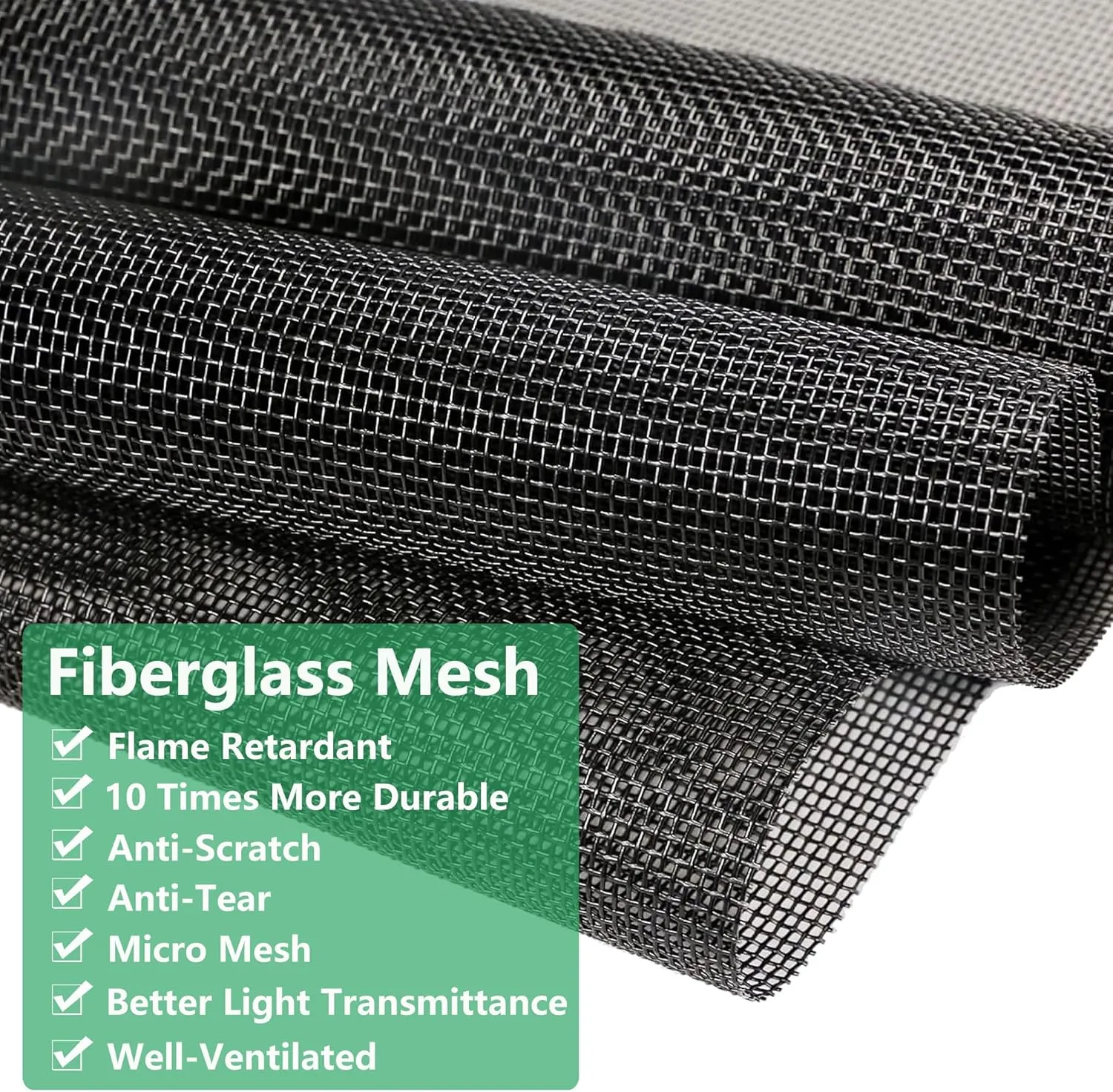 RELIANCER Fiberglass Magnetic Door Screen,Fit Doors Size 36"x80",Auto Close Screen Door Mesh w/Magnets,Left Right Side Opening,Patio Doorway Net Screens,Self-Closing Doors Cover,Doorway Curtain Mesh