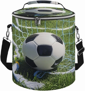 Reusable Cooler Bags, Cool Soccer Ball Printed Camping Cooler Bags,Multi-Purpose Cooler Bags,Cooler Bags for Adults
