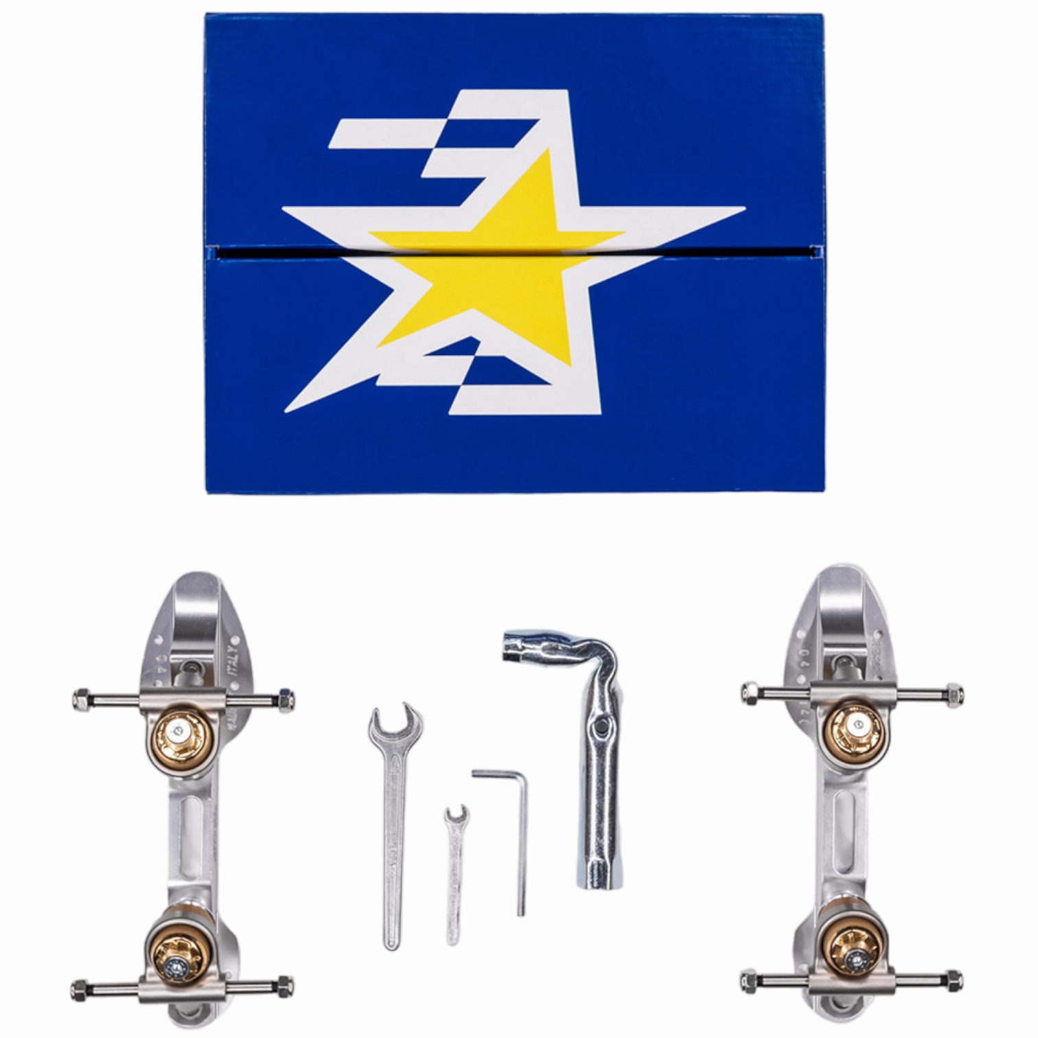 Roll Line - Saturno NTS Roller Skate Plates ( 7mm axles ) | Roll-Line