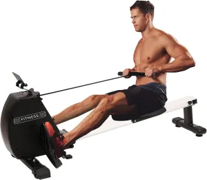 Rowing Machine 264 LBS Weight Capacity Foldable Rower for Home Use with Comfortable Seat Cushion