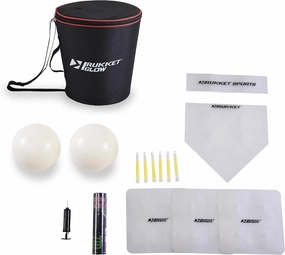 Rukket Glow Quick Charger, LED Recharging Bag for Glow-in-The-Dark Golf, Kickball, Dodgeball, Flag Football, Baseball, Softball, Badminton, Pickleball, and More