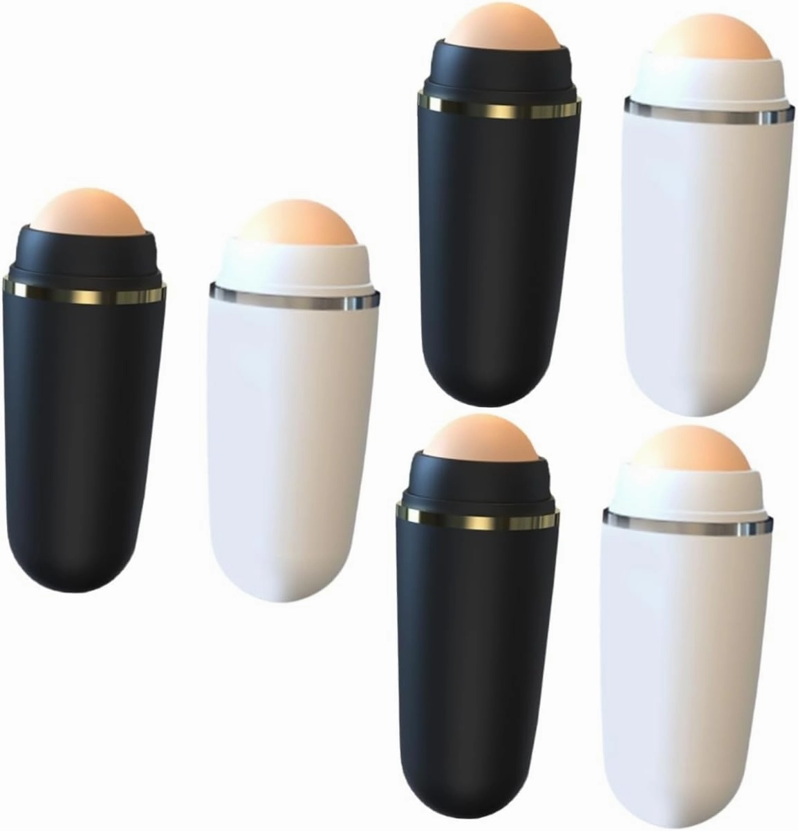 SaditY 6 Pcs Volcanic Stone Oil-Absorbing Ball Oil Resistant Facial Tool Compact Oil Absorbing Tool Oil Control Face Roller Moisturizer Facial Skin Care Volcanic Rock Oil-Absorbing Paper