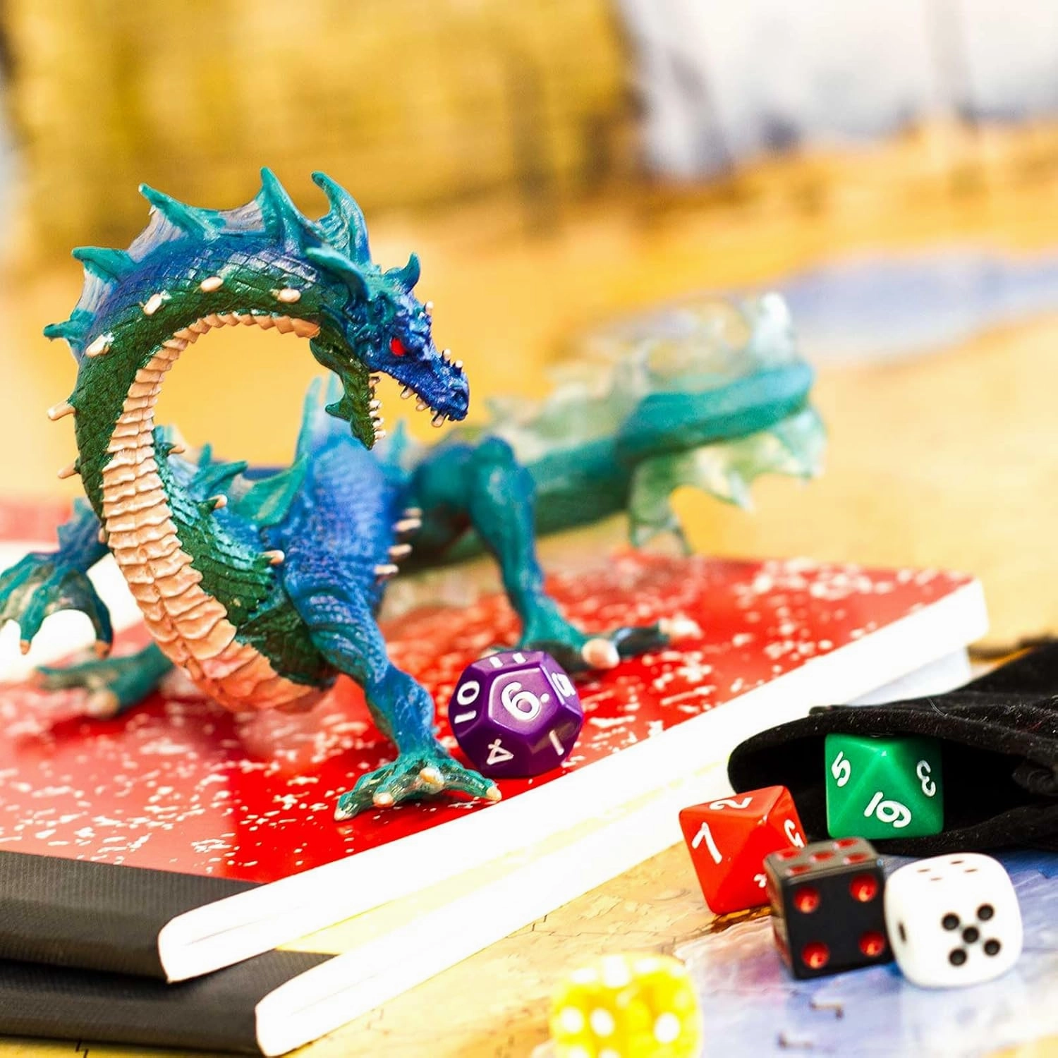 Safari Ltd. Sea Dragon Figurine - Detailed 7" Plastic Model Figure - Intricate Oceanic Dragon Play Toy for Boys, Girls & Kids Age 3 