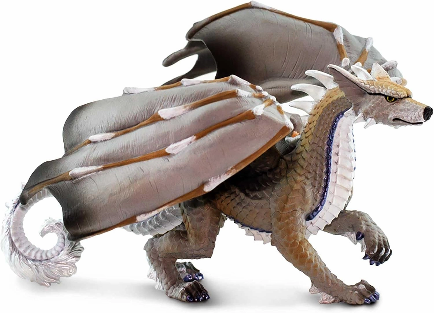 Safari Ltd. Wolf Dragon Figurine - Detailed 8" Plastic Model Figure - Fun Fantasy Play Toy for Boys, Girls & Kids Ages 4 