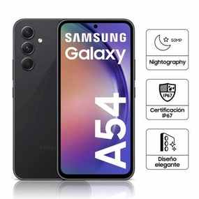 Samsung Galaxy A54 Black Color Storage 128 Gigabytes / RAM 6 Gigabytes-458204